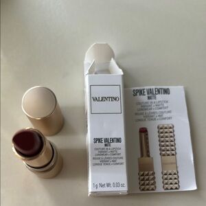 Valentino Spike Velvetino Matte Lipstick - Rich Burgundy